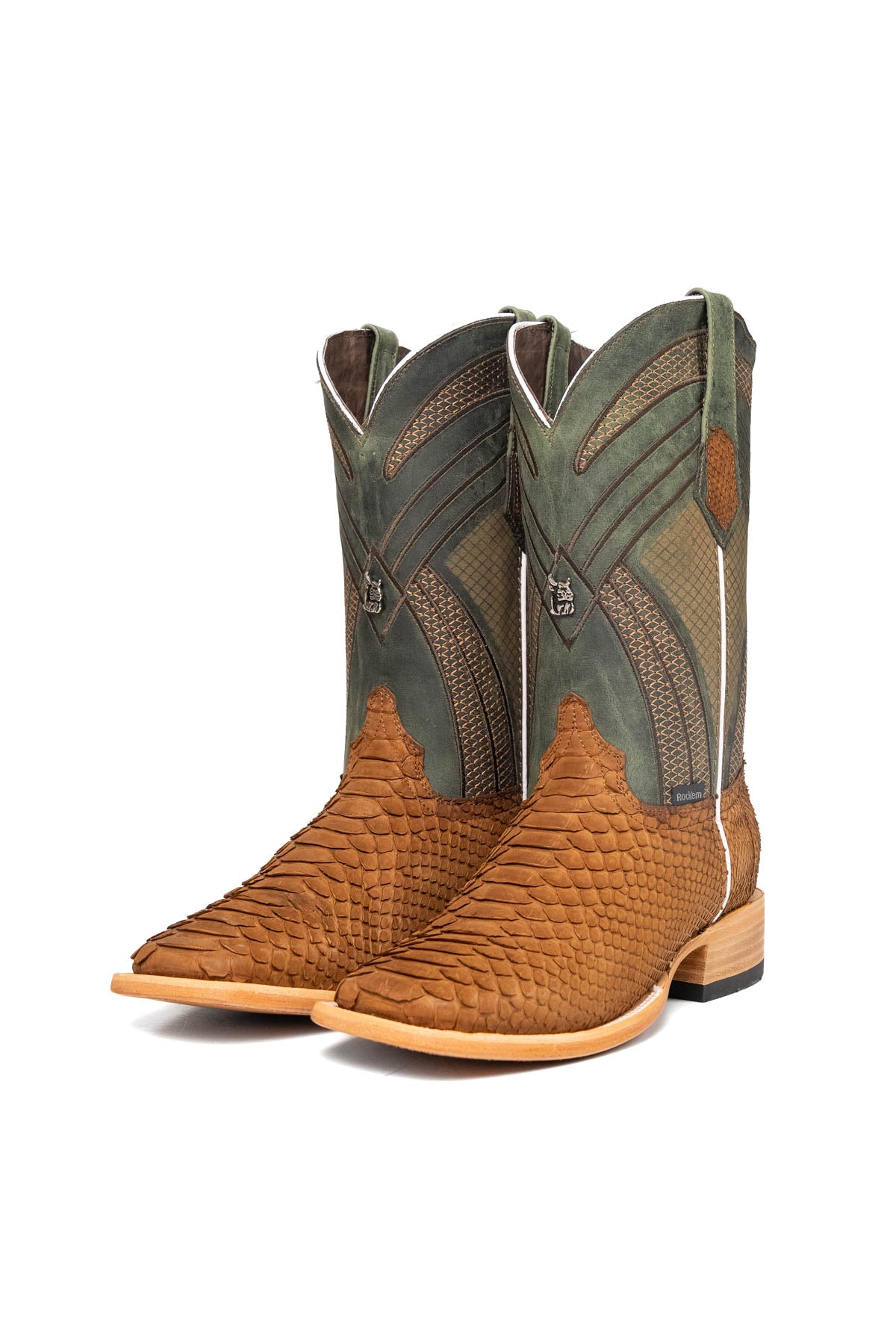Monroe Python Exotic Square Toe Cowboy Boot