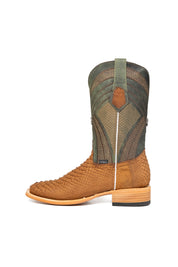 Monroe Python Exotic Square Toe Cowboy Boot