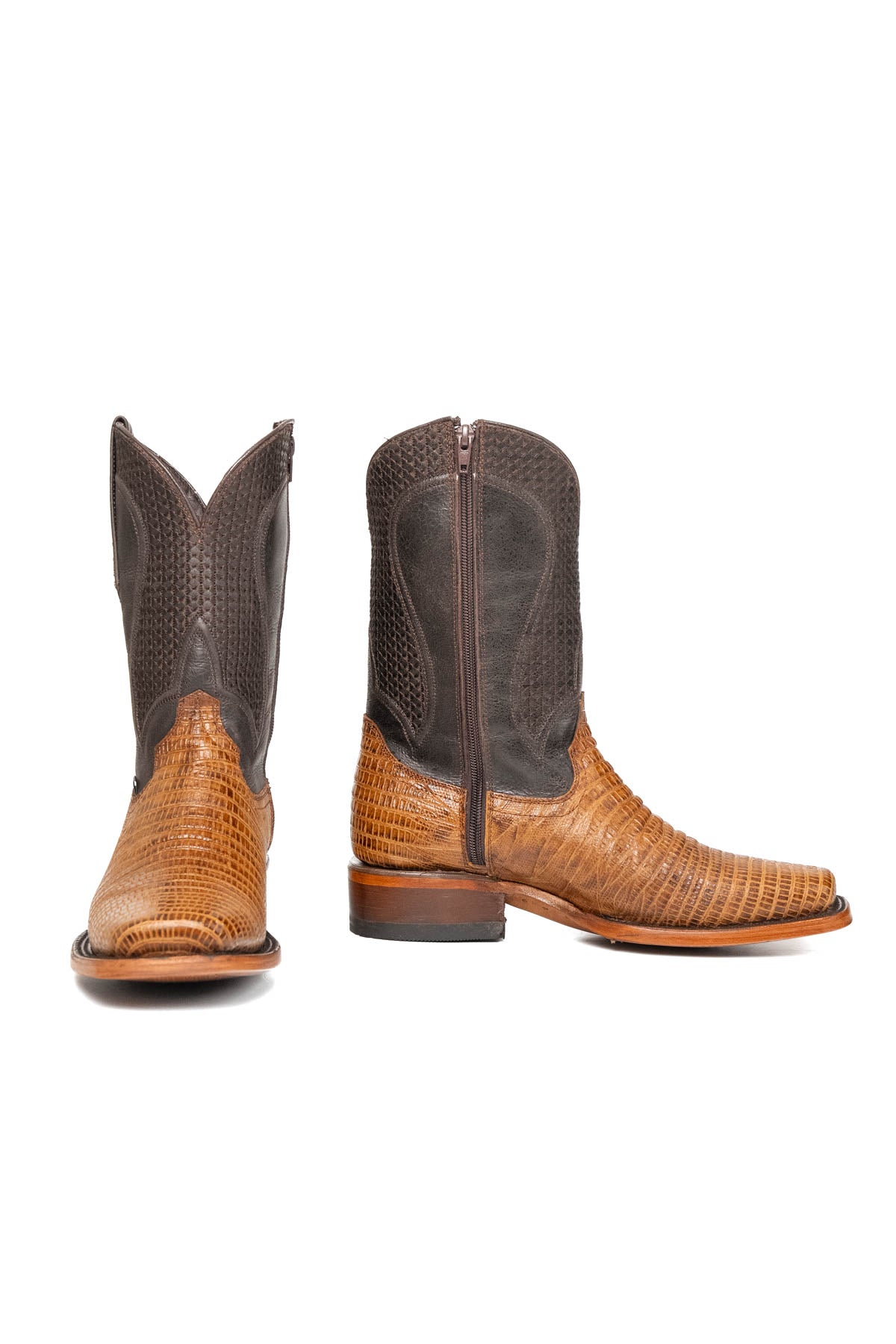 Montana Lizard Rodeo Toe Cowboy Boot
