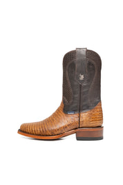 Montana Lizard Rodeo Toe Cowboy Boot