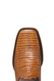 Montana Lizard Rodeo Toe Cowboy Boot