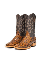 Jacob Caiman Hornback Square Toe Cowboy Boot