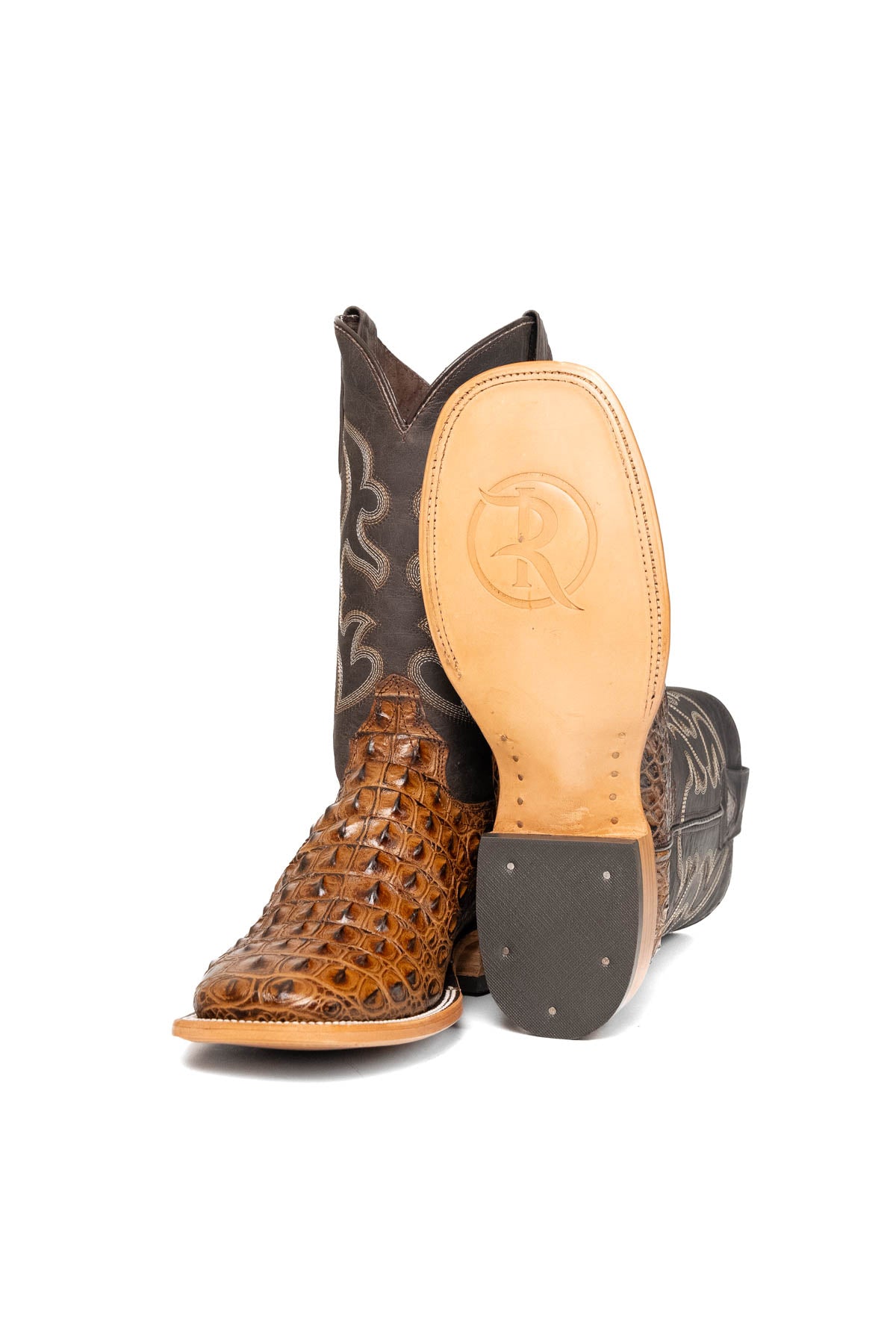 Jacob Caiman Hornback Square Toe Cowboy Boot