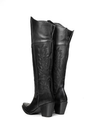 Abigail Knee High Snip Toe Cowgirl Boot