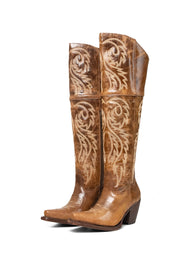 Blanca J Knee High Snip Toe Cowgirl Boot