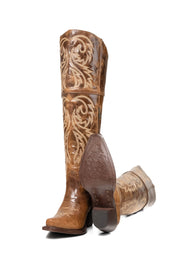 Blanca J Knee High Snip Toe Cowgirl Boot