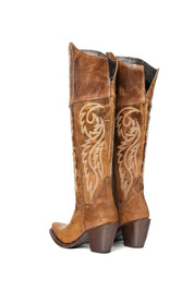 Blanca J Knee High Snip Toe Cowgirl Boot