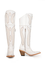 Angel Knee High Snip Toe Cowgirl Boot