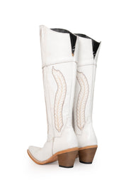 Angel Knee High Snip Toe Cowgirl Boot