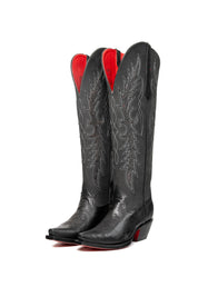 Marisol Tall Wide Calf Red Bottom Snip Toe Cowgirl Boot