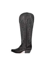 Marisol Tall Wide Calf Red Bottom Snip Toe Cowgirl Boot