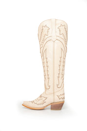 Maggie Knee High Wide Calf Snip Toe Cowgirl Boot
