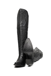 Abigail Knee High Snip Toe Cowgirl Boot