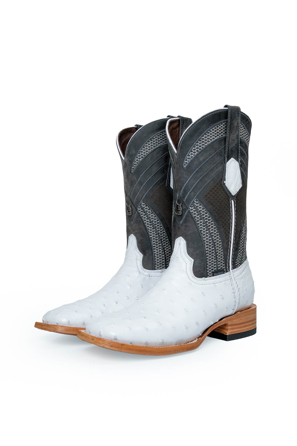Monroe Ostrich Square Toe Cowboy Boot