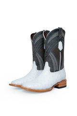 Monroe Ostrich Square Toe Cowboy Boot