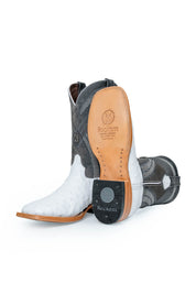 Monroe Ostrich Square Toe Cowboy Boot
