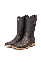 Woven Renegade Square Toe Cowboy Boot