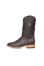 Woven Renegade Square Toe Cowboy Boot