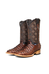 Bradley Python Square Toe Cowboy Boot