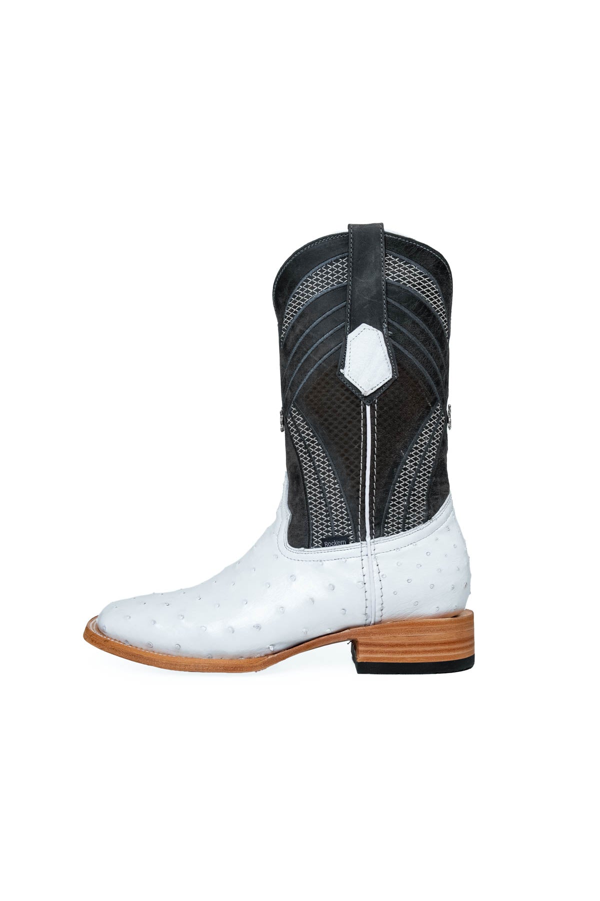 Monroe Ostrich Square Toe Cowboy Boot