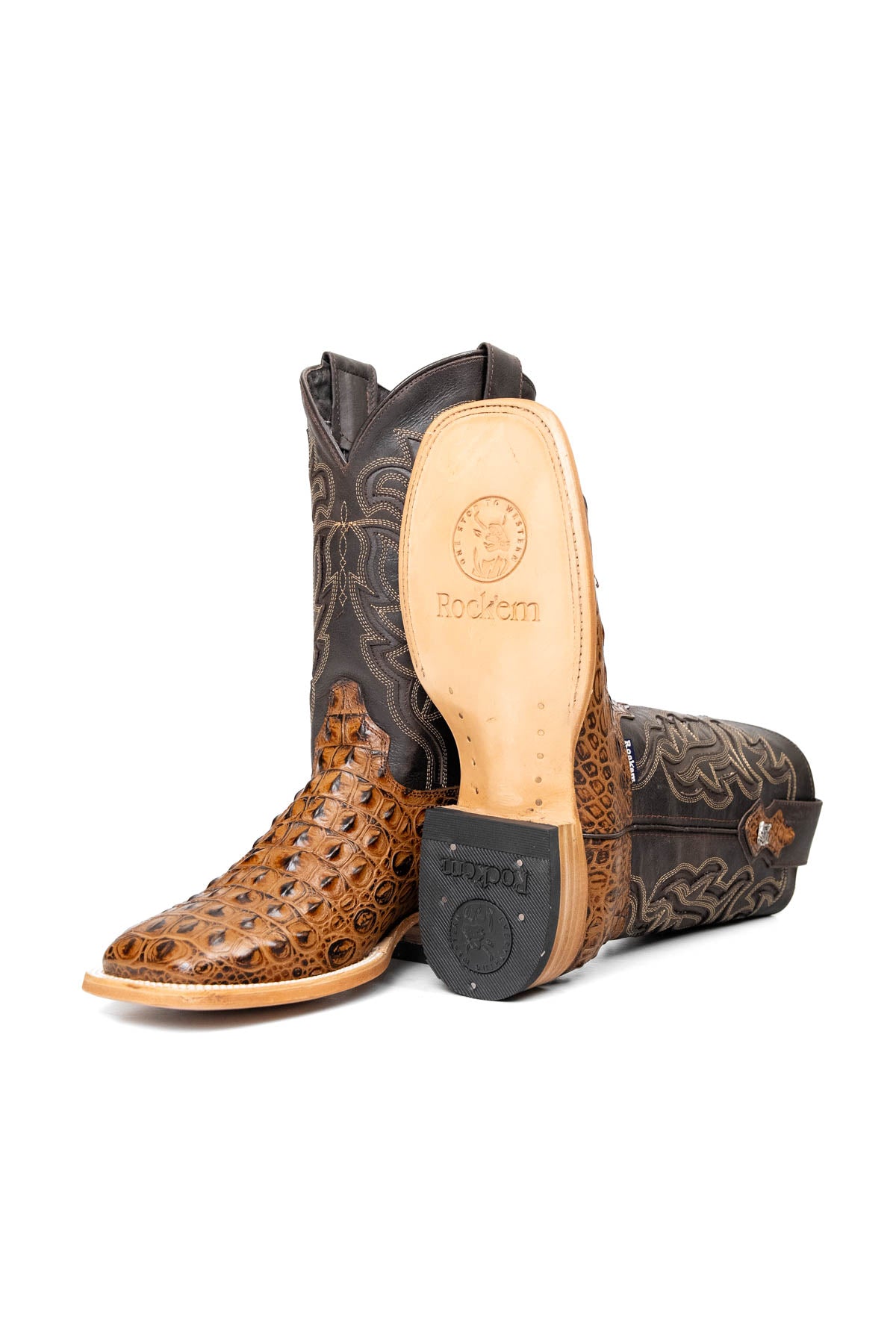 Bruce Hornback Square Toe Cowboy Boot