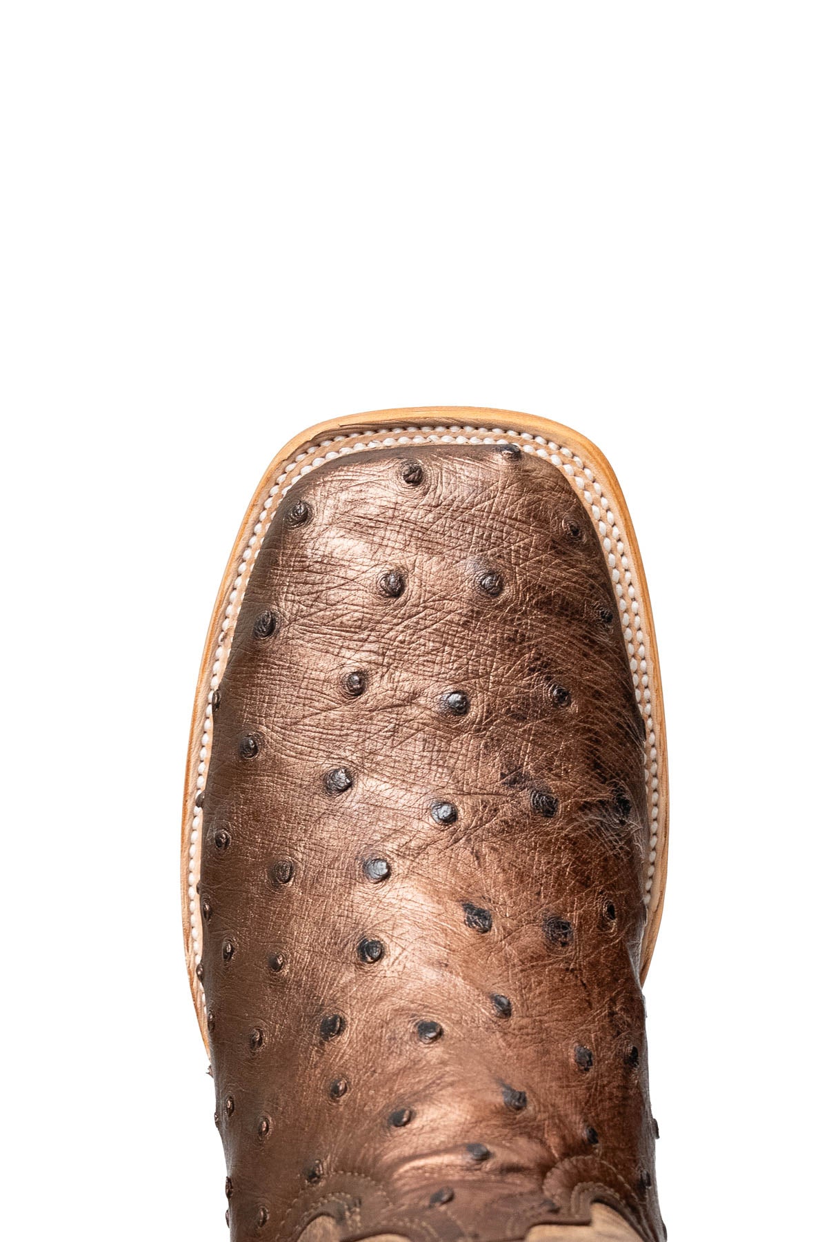 Monroe Ostrich Square Toe Cowboy Boot