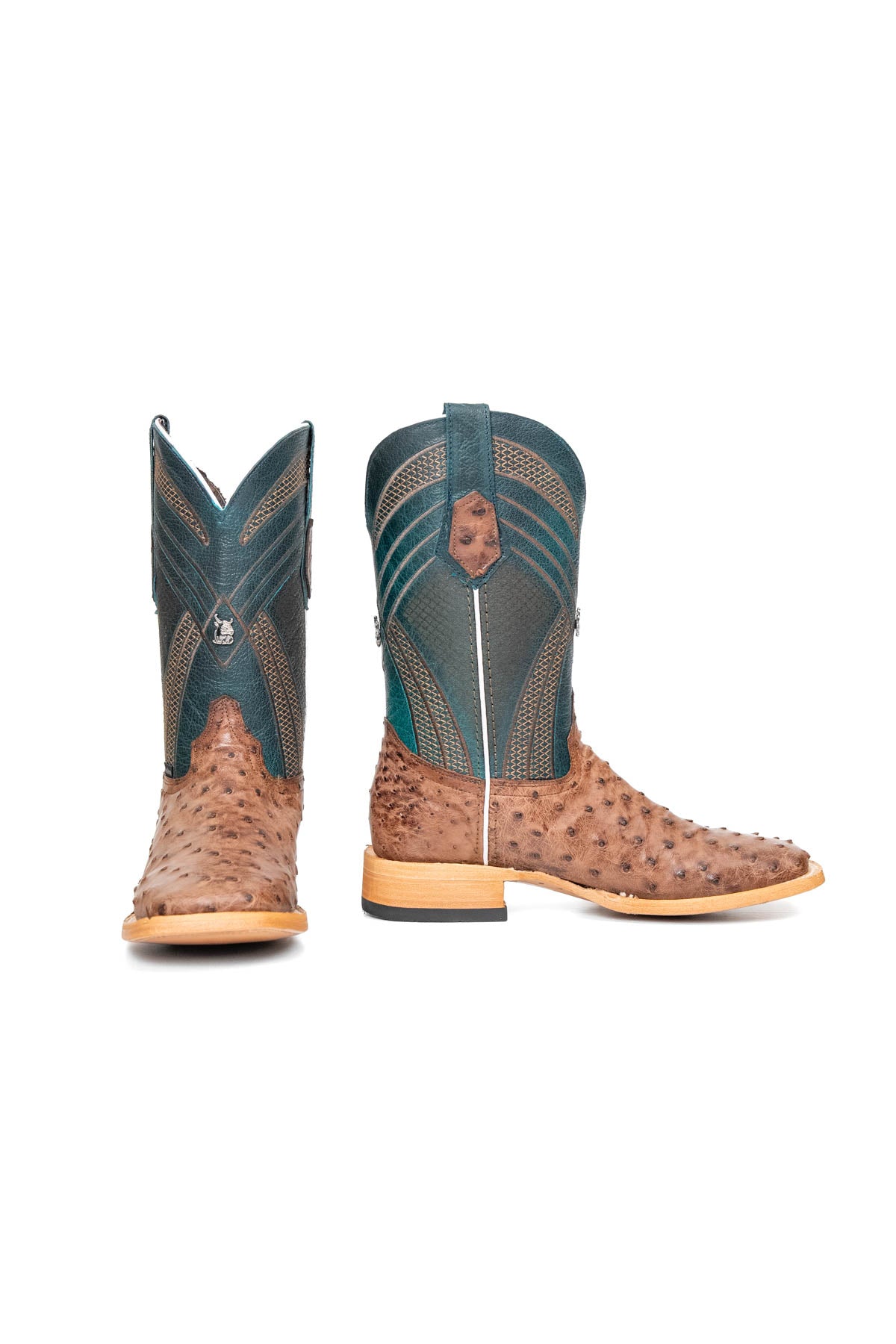 Monroe Ostrich Square Toe Cowboy Boot