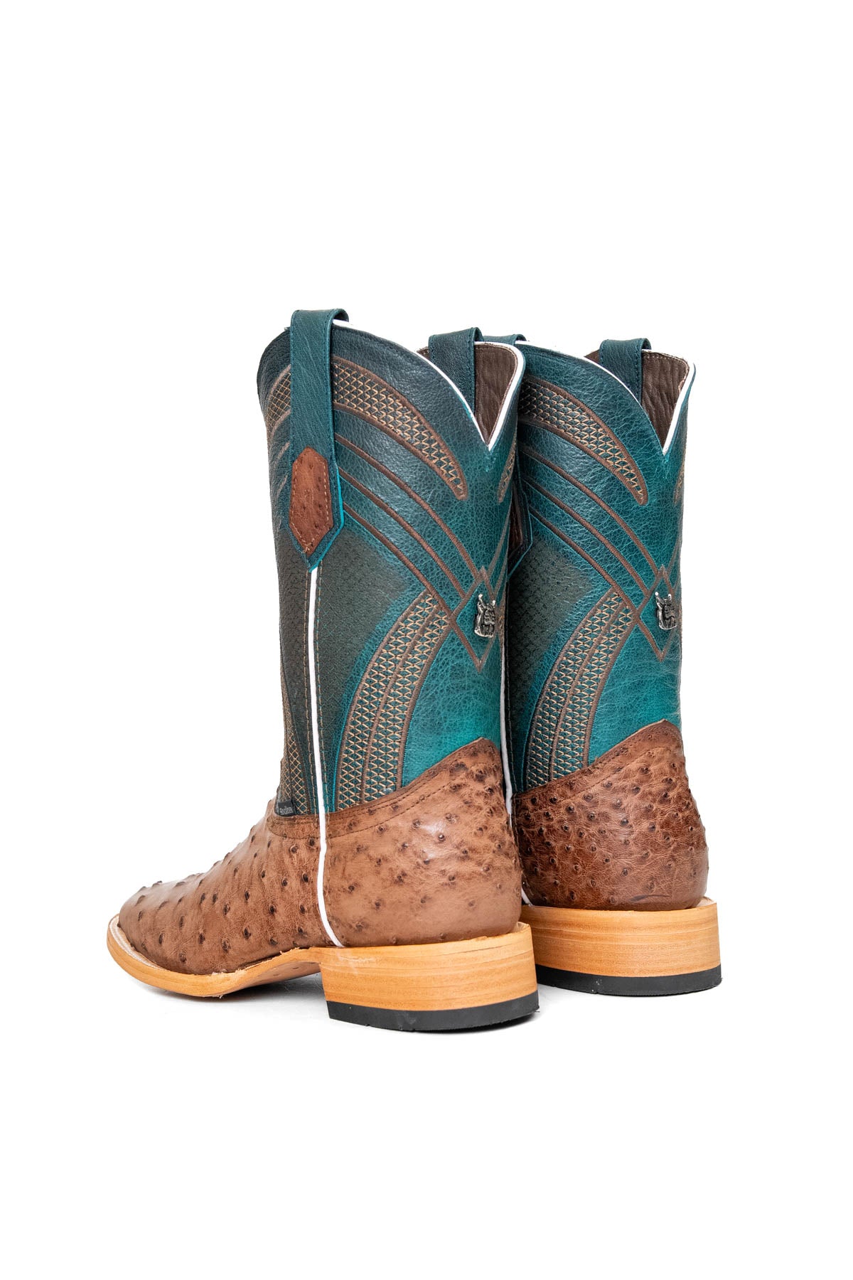 Monroe Ostrich Square Toe Cowboy Boot