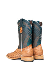 Monroe Ostrich Square Toe Cowboy Boot