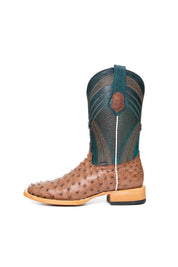 Monroe Ostrich Square Toe Cowboy Boot