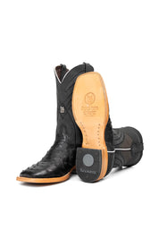 Monroe Ostrich Square Toe Cowboy Boot