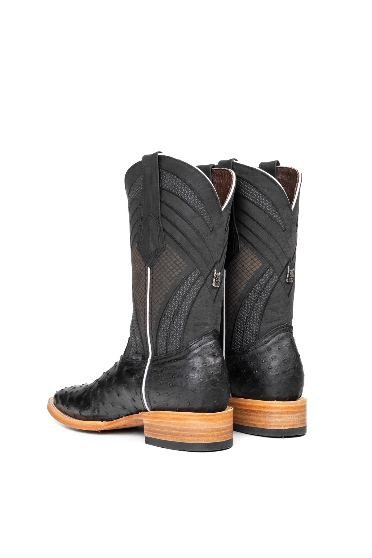 Monroe Ostrich Square Toe Cowboy Boot