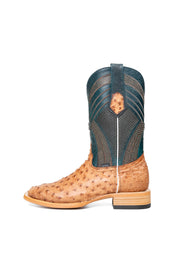 Monroe Ostrich Square Toe Cowboy Boot
