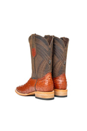 Monroe Ostrich Square Toe Cowboy Boot