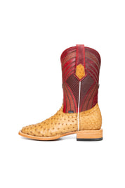 Monroe Ostrich Square Toe Cowboy Boot