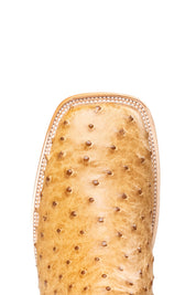 Monroe Ostrich Square Toe Cowboy Boot