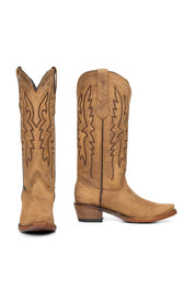 Beirut Alexa Midi Snip Toe Cowgirl Boot