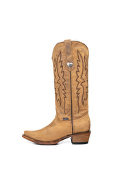 Beirut Alexa Midi Snip Toe Cowgirl Boot