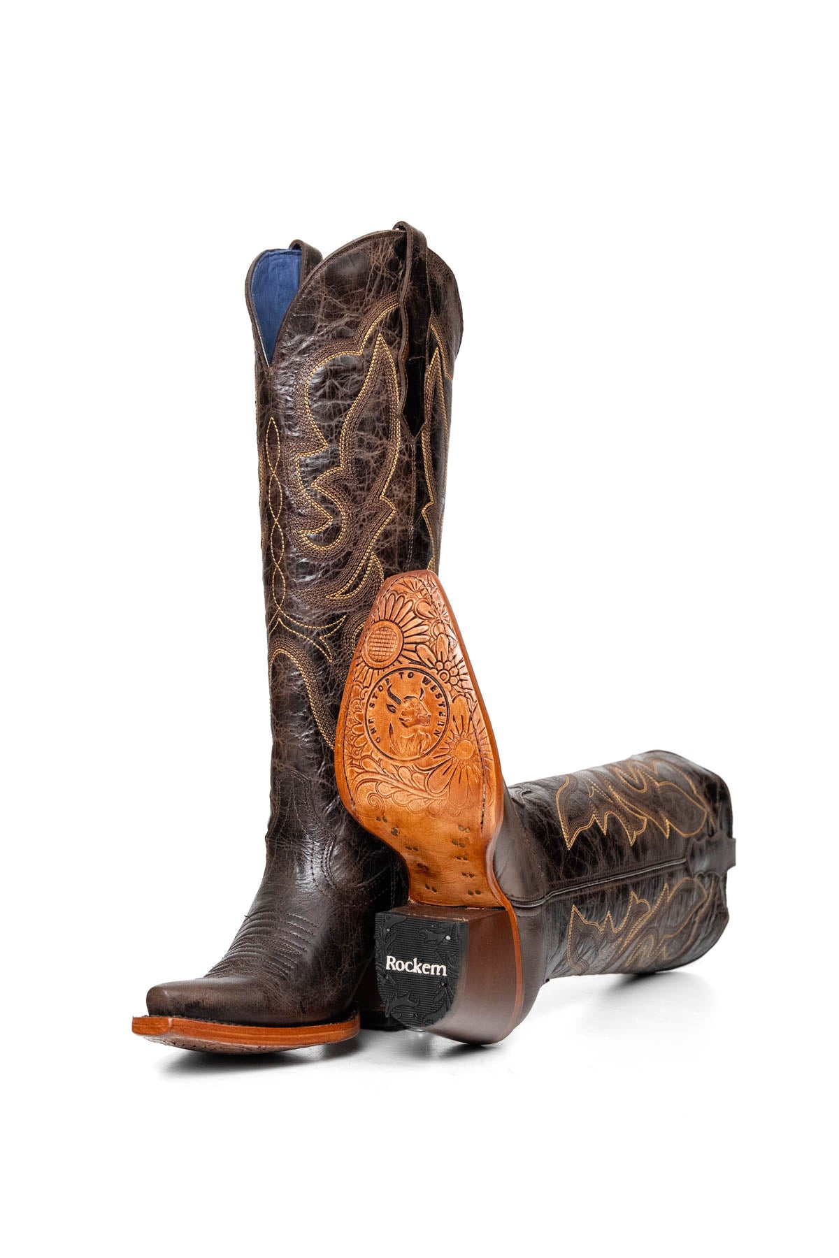 Odette Tall Snip Toe Cowgirl Boot