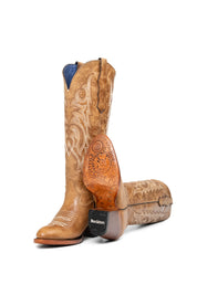 Angie Tall Round Toe Cowgirl Boot