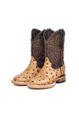 Little Bruce Ostrich Cowboy Boot