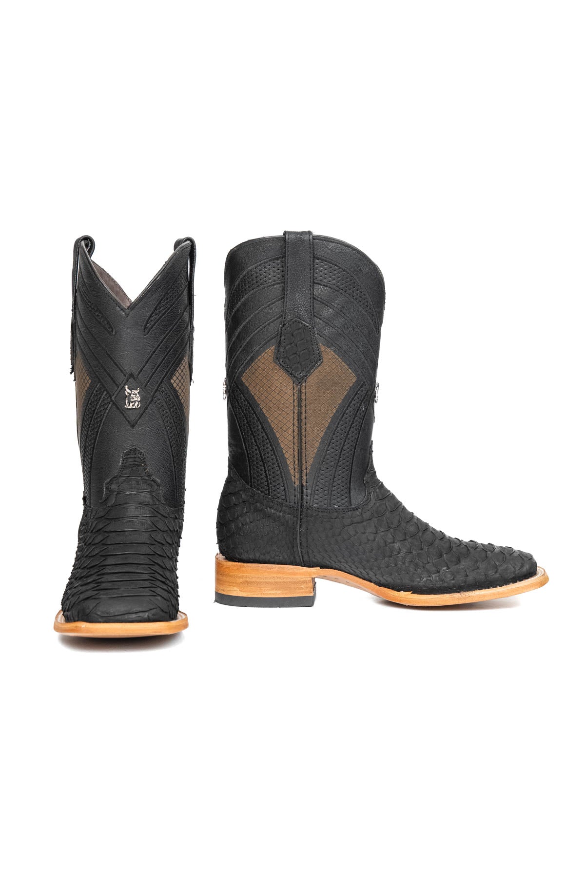 Monroe Giant Python Square Toe Cowboy Boot