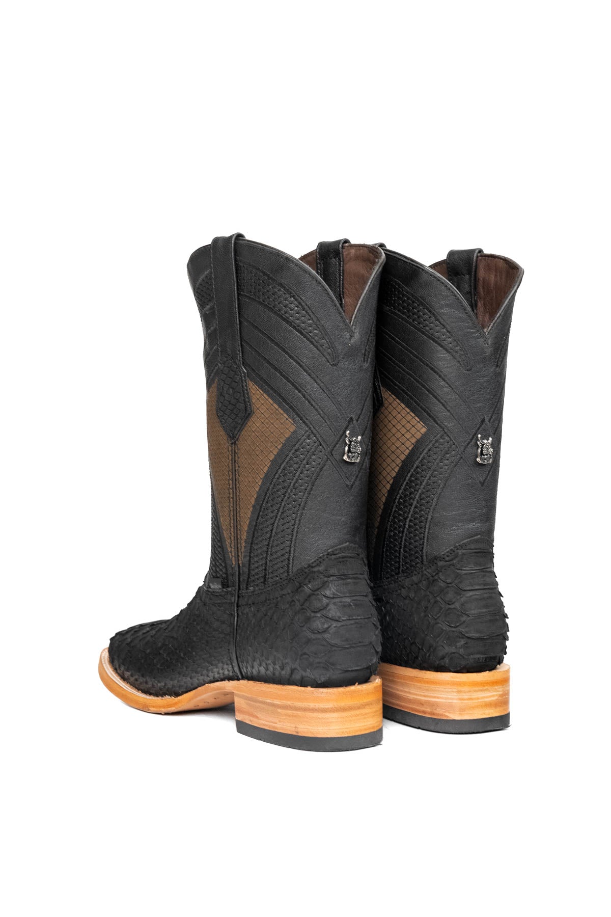 Monroe Giant Python Square Toe Cowboy Boot