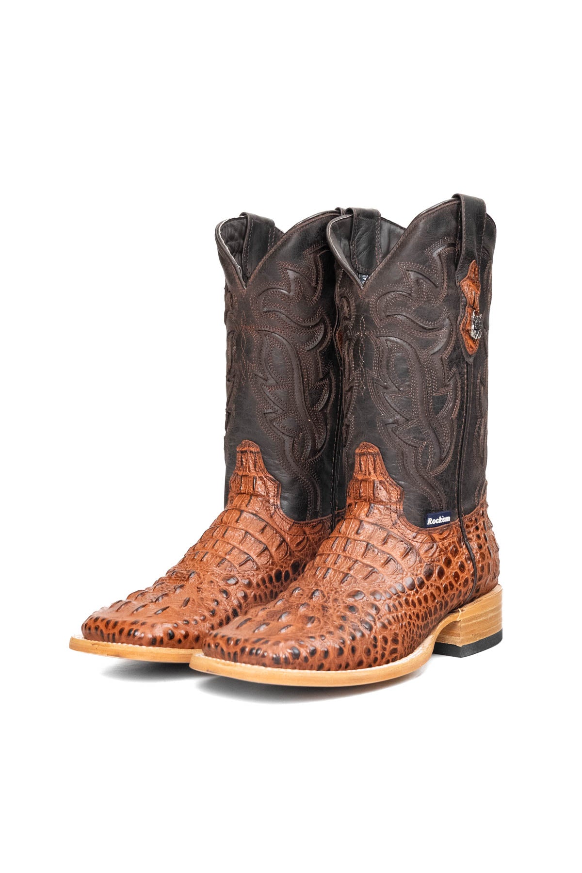 Bruce Caiman Hornback Square Toe Cowboy Boot – Rock'Em