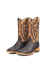 Bruce Caiman Hornback Square Toe Cowboy Boot