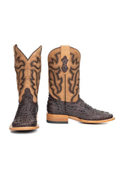 Bruce Caiman Hornback Square Toe Cowboy Boot