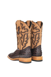 Bruce Caiman Hornback Square Toe Cowboy Boot