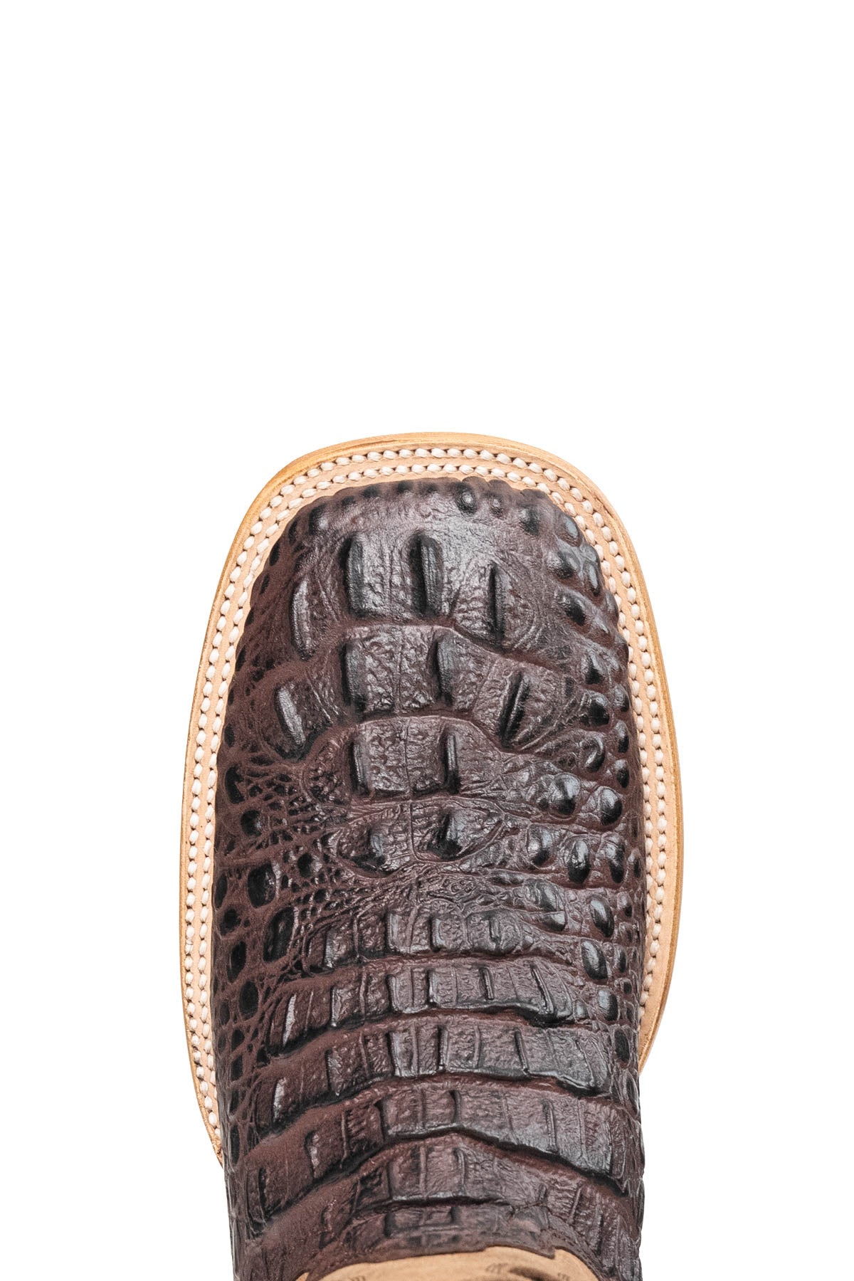 Bruce Caiman Hornback Square Toe Cowboy Boot