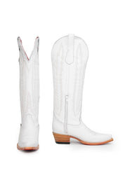 Eleanor Tall Red Bottom Snip Toe Cowgirl Boot