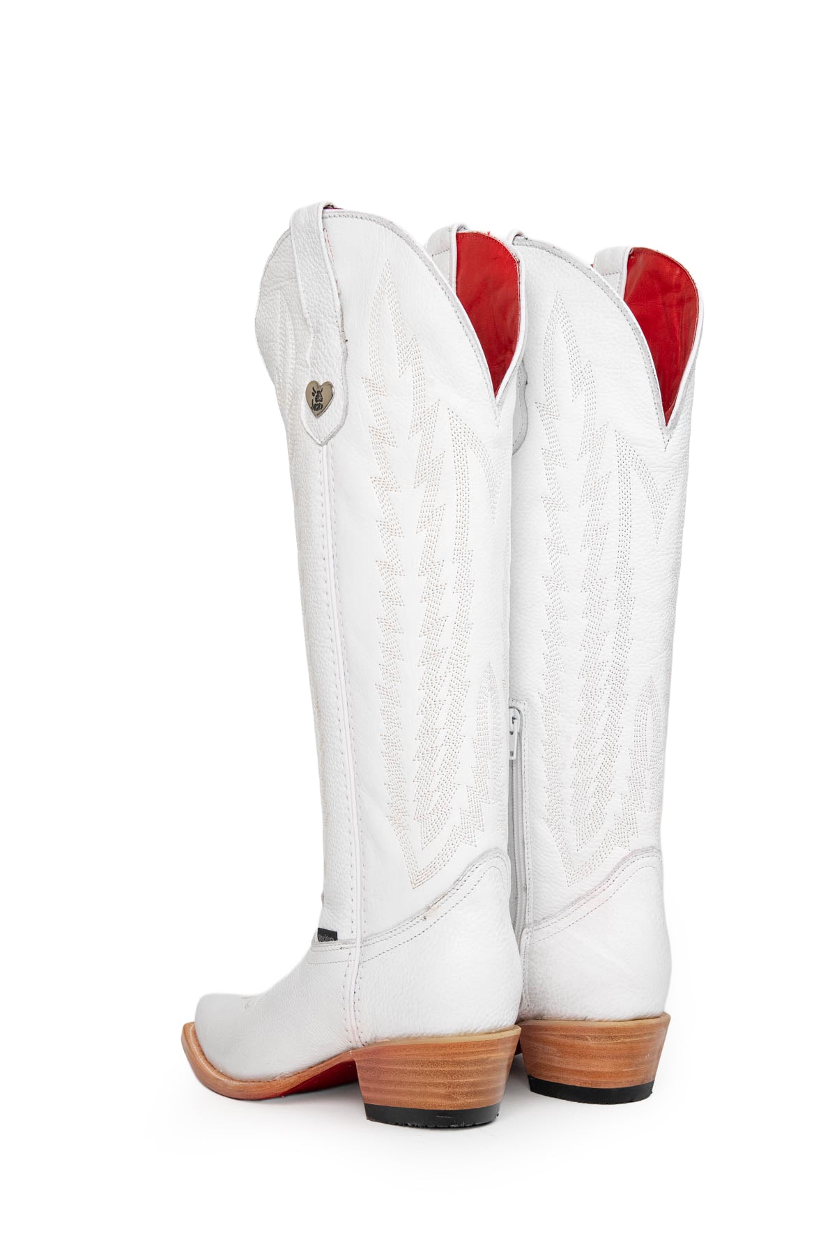Eleanor Tall Red Bottom Snip Toe Cowgirl Boot